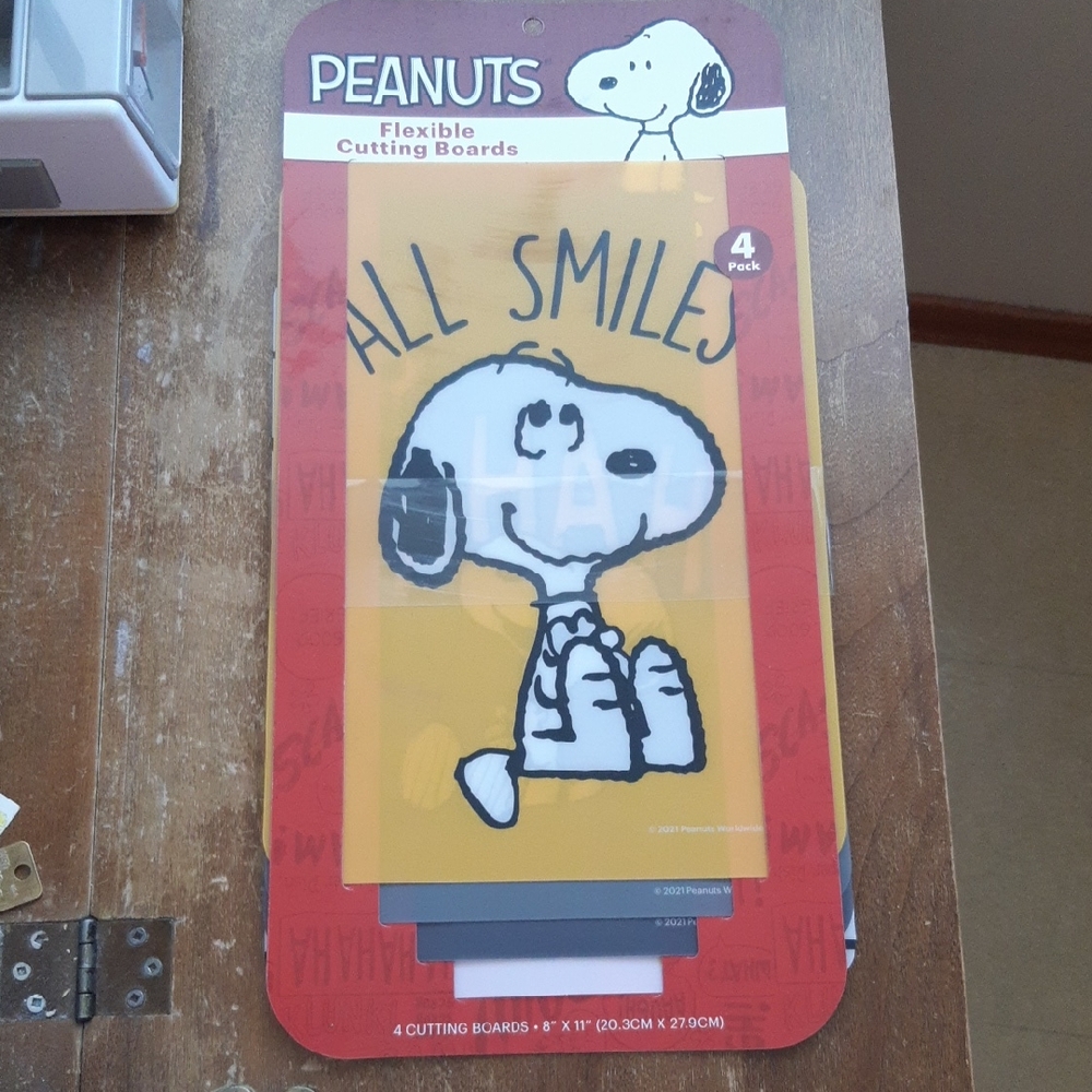 Peanuts Snoopy Yellow Flexible Cutting Boards